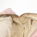 CHANEL New Travel Line Hand Bag Nylon Pink Silver CC Auth 146788-20