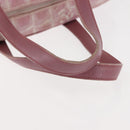 CHANEL New Travel Line Hand Bag Nylon Pink Silver CC Auth 146788-7