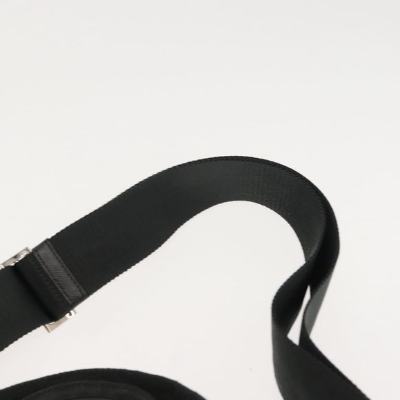 PRADA Tote Bag Nylon 2way Khaki Silver Auth 146790