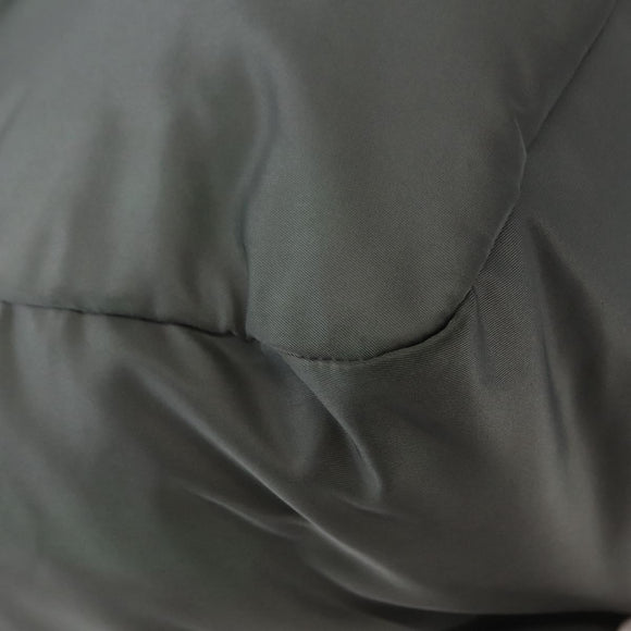 PRADA Tote Bag Nylon 2way Khaki Silver Auth 146790