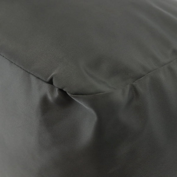 PRADA Tote Bag Nylon 2way Khaki Silver Auth 146790