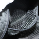 PRADA Tote Bag Nylon 2way Khaki Silver Auth 146790-24