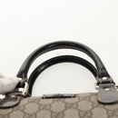 GUCCI GG Supreme Hand Bag PVC Beige Gold 190259 Auth 146791V-14