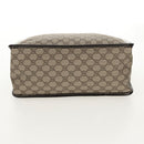 GUCCI GG Supreme Hand Bag PVC Beige Gold 190259 Auth 146791V-5