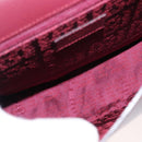 CARTIER Must Line Shoulder Bag Leather Bordeaux Gold Auth 146793-11