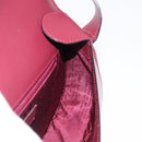 CARTIER Must Line Shoulder Bag Leather Bordeaux Gold Auth 146793-18