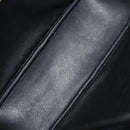 Christian Dior Shoulder Bag Leather Black Gold Auth 146794-12