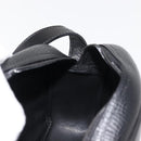 Christian Dior Shoulder Bag Leather Black Gold Auth 146794-19