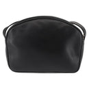 Christian Dior Shoulder Bag Leather Black Gold Auth 146794-2