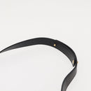 Christian Dior Shoulder Bag Leather Black Gold Auth 146794-8