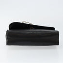 CHANEL COCO Mark Chain Shoulder Bag Lamb Skin Vintage Black CC Auth 146795-9