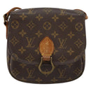 LOUIS VUITTON Monogram Saint Cloud MM Shoulder Bag M51243 LV Auth 146797-13