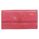 Christian Dior Trotter Canvas Wallet Enamel Pink Auth 146802-13