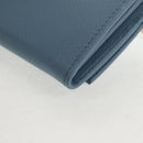 PRADA Long Wallet Safiano leather Light Blue Auth 146803V-17