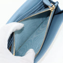 PRADA Long Wallet Safiano leather Light Blue Auth 146803V-9