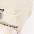 Stella MacCartney Falabella Backpack Polyester White Silver 468908 Auth 146805-9