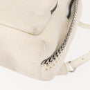 Stella MacCartney Falabella Backpack Polyester White Silver 468908 Auth 146805-15