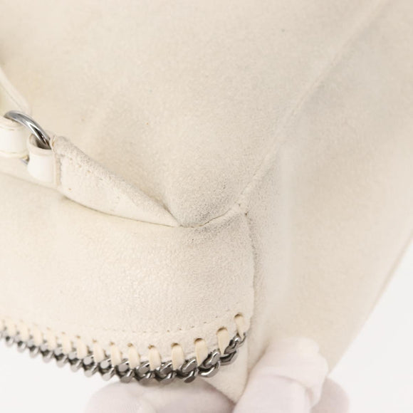 Stella MacCartney Falabella Backpack Polyester White Silver 468908 Auth 146805