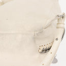 Stella MacCartney Falabella Backpack Polyester White Silver 468908 Auth 146805-17