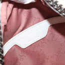 Stella MacCartney Falabella Backpack Polyester White Silver 468908 Auth 146805-19