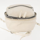 Stella MacCartney Falabella Backpack Polyester White Silver 468908 Auth 146805-6
