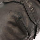 PRADA Tote Bag Leather Gray Silver Auth 146806-9