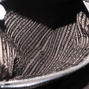 PRADA Tote Bag Leather Gray Silver Auth 146806-20