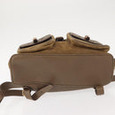 GUCCI Bamboo Backpack Suede Brown Gold 003 58 0016 Auth 146807-5