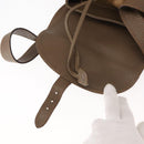 GUCCI Bamboo Backpack Suede Brown Gold 003 58 0016 Auth 146807-21