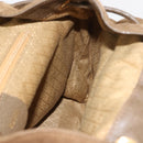 GUCCI Bamboo Backpack Suede Brown Gold 003 58 0016 Auth 146807-24