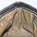 FENDI Zucca Canvas Hand Bag Brown Black gold Auth 146809-20