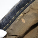 FENDI Zucca Canvas Hand Bag Brown Black gold Auth 146809-12