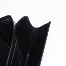 GUCCI Shoulder Bag Leather Vintage Black Gold Auth 146810-20