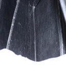 GUCCI Shoulder Bag Leather Vintage Black Gold Auth 146810-22