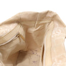 CHANEL New Travel Line Tote Bag Nylon Beige gold CC Auth 146811-19