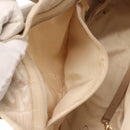 CHANEL New Travel Line Tote Bag Nylon Beige gold CC Auth 146811-21