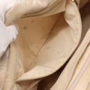 CHANEL New Travel Line Tote Bag Nylon Beige gold CC Auth 146811-22