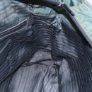 PRADA Tote Bag Nylon Khaki Silver Auth 146817-19