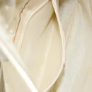 Salvatore Ferragamo Gancini Shoulder Bag Canvas Beige Gold Auth 146818-21