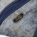 GUCCI GG Plus Supreme Shoulder Bag PVC Navy Gold Auth 146819-19