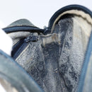 GUCCI GG Plus Supreme Shoulder Bag PVC Navy Gold Auth 146819-20