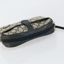 GUCCI GG Plus Supreme Shoulder Bag PVC Navy Gold Auth 146819-6