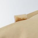 PRADA Hand Bag Canvas Beige Silver Auth 146820-10