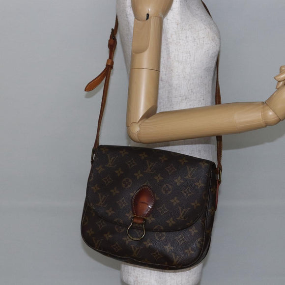 LOUIS VUITTON Monogram Saint Cloud GM Shoulder Bag M51242 LV Auth 146821