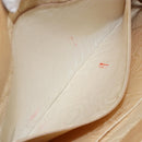 CHANEL COCO Mark Document case Clutch Bag Caviar Skin Beige Gold CC Auth 146822-18