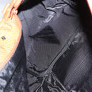 MCM Logogram Vicetos Boston Bag PVC Brown Gold Auth 146828-19