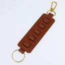 MCM Logogram Vicetos Boston Bag PVC Brown Gold Auth 146828-12