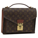 LOUIS VUITTON Monogram Monceau 28 Hand Bag M51185 LV Auth 146829-1