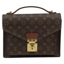 LOUIS VUITTON Monogram Monceau 28 Hand Bag M51185 LV Auth 146829-13