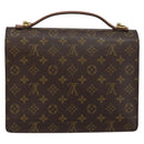 LOUIS VUITTON Monogram Monceau 28 Hand Bag M51185 LV Auth 146829-2